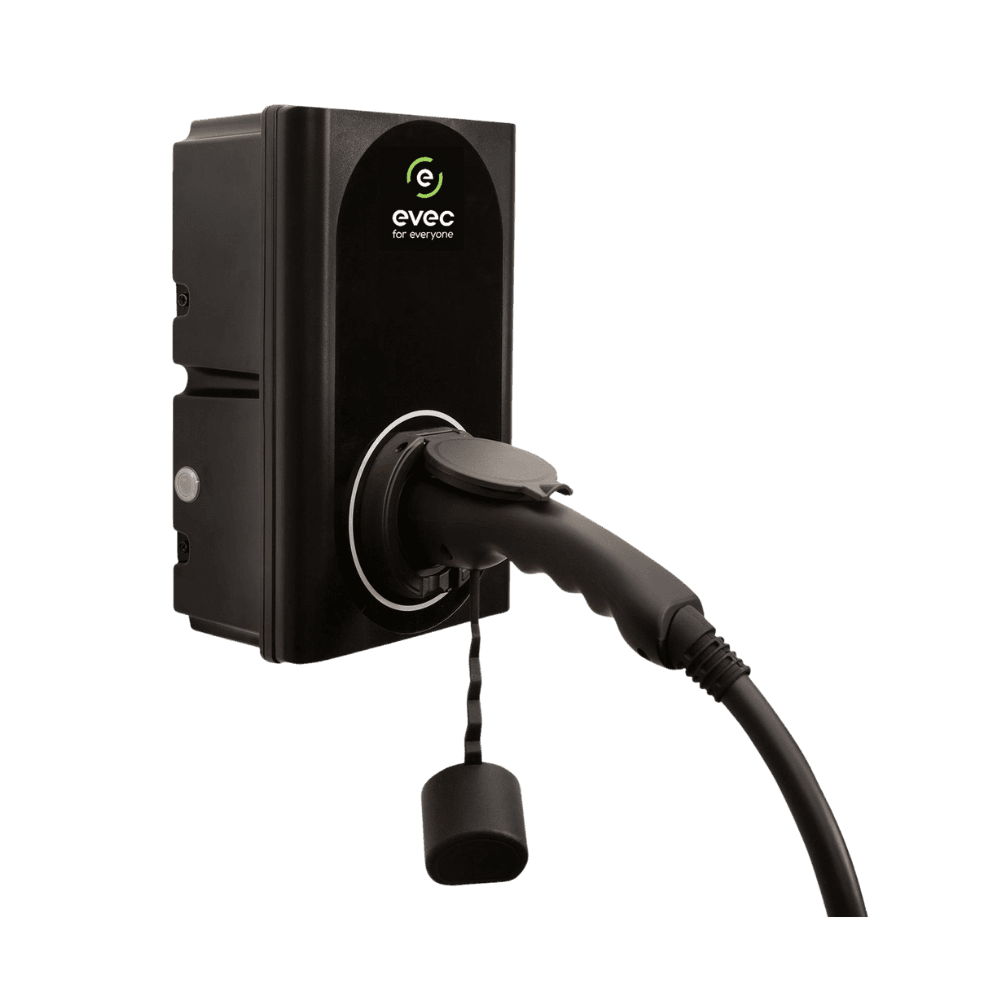 EVEC Home EV charger side with cable