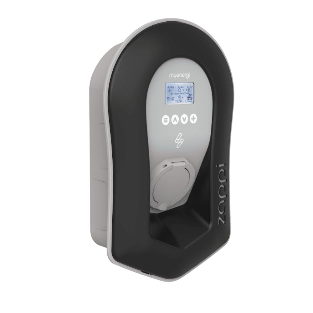 Zappi untethered black side on